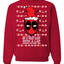 Lap Worth Sitting On Deadpool Christmas Ugly Christmas Sweater Unisex Crewneck Graphic Sweatshirt