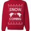Snow is Coming GoT Stark Merry Ugly Christmas Sweater Unisex Crewneck Graphic Sweatshirt