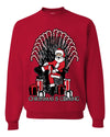 Christmas is Coming GOT Iron Throne Merry Ugly Christmas Sweater Unisex Crewneck Graphic Sweatshirt