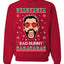 Bad Benito Bunny Latin Trap Xmas Ugly Christmas Sweater Unisex Crewneck Graphic Sweatshirt