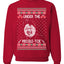 Under The Missle Toe Ugly Christmas Sweater Unisex Crewneck Sweatshirt