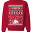 I Prefer Halloween Dancing Skeletons Ugly Christmas Sweater Unisex Crewneck Sweatshirt