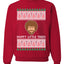 Happy Little Trees  Ugly Christmas Sweater Unisex Crewneck Sweatshirt