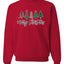 Xmas Trees Merry Christmas Ugly Christmas Sweater Unisex Crewneck Graphic Sweatshirt