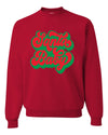Logo Parody Santa Baby Ugly Christmas Sweater Unisex Crewneck Graphic Sweatshirt
