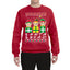 Santa Squad Friends  Ugly Christmas Sweater Unisex Crewneck Graphic Sweatshirt
