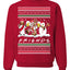 Santa Friends TV Parody Funny Characters Ugly Christmas Sweater Unisex Crewneck Graphic Sweatshirt
