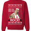 Funny The Rock Jingle Bell Rock Johnson  Ugly Christmas Sweater Unisex Crewneck Sweatshirt