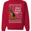 Zero Bark Thirty Funny Dog Xmas Merry Ugly Christmas Sweater Unisex Crewneck Graphic Sweatshirt