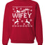 Christmas Wifey Love Merry Ugly Christmas Sweater Unisex Crewneck Graphic Sweatshirt