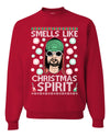 Smells Like Christmas Spirit Merry Ugly Christmas Sweater Unisex Crewneck Graphic Sweatshirt