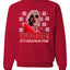 Woooo! It's Christmas Time Ugly Christmas Sweater Unisex Crewneck Sweatshirt