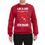 Lets Get Sith Faced White Ugly Christmas Sweater Unisex Crewneck Graphic Sweatshirt