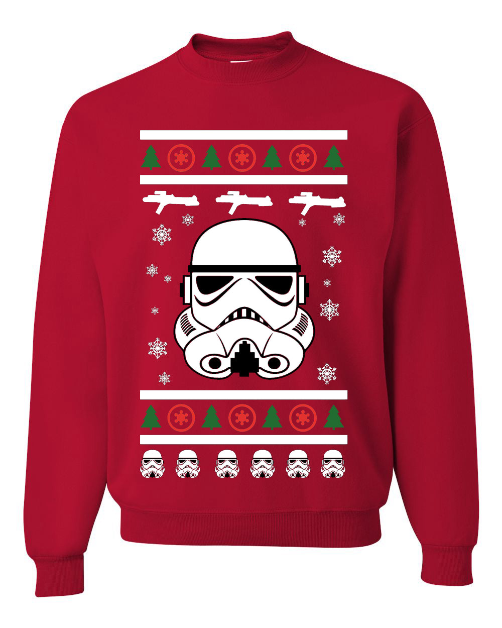 Stormtrooper Star Wars Ugly Christmas Sweater Unisex Crewneck Sweatshirt