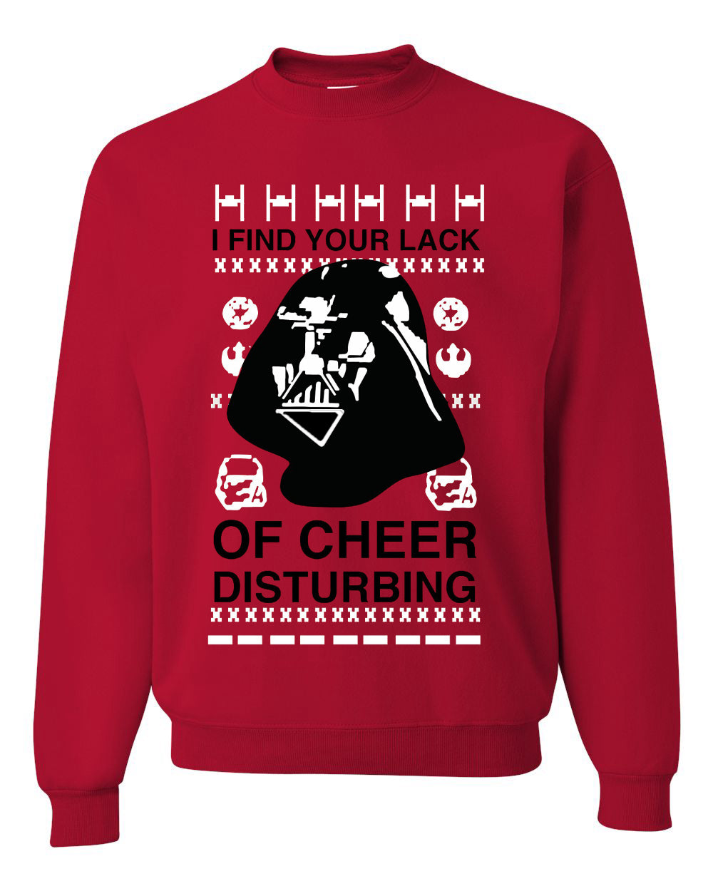 I find your Lack of Cheer Disappointing Ugly Christmas Sweater Unisex Crewneck Sweatshirt