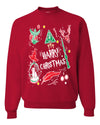 Harry Christmas Merry Ugly Christmas Sweater Unisex Crewneck Graphic Sweatshirt