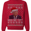 Miss Me Yet? Donald Trump President USA Xmas Merry Ugly Christmas Sweater Unisex Crewneck Graphic Sweatshirt