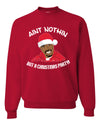 Ain't Nothin But a Christmas Party OG Rapper Ugly Christmas Sweater Unisex Crewneck Graphic Sweatshirt