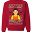 Red Light Squid Game Xmas Ugly Christmas Sweater Unisex Crewneck Sweatshirt