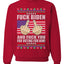 Fuck Biden and Fuck You For Voting For Him  Merry Ugly Christmas Sweater Unisex Crewneck Graphic Sweatshirt