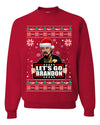 Let's Go Brandon Leo Laughing Meme  Merry Ugly Christmas Sweater Unisex Crewneck Graphic Sweatshirt