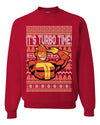 Turboman It's Turbo Time!  Merry Ugly Christmas Sweater Unisex Crewneck Graphic Sweatshirt