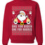 One For Biden One For Harris Santa Merry Ugly Christmas Sweater Unisex Crewneck Graphic Sweatshirt