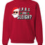 Hipster Santa IPAs and Sleigh? Christmas Unisex Crewneck Graphic Sweatshirt
