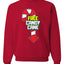 Free Candy Cane  Christmas Unisex Crewneck Graphic Sweatshirt