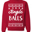Jingle Balls Individual Couples Ugly Christmas Sweater Unisex Crewneck Graphic Sweatshirt