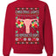 Christmas Lights & Reproductive Rights Ugly Christmas Sweater Unisex Crewneck Graphic Sweatshirt