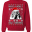 Have a Holly Dolly Christmas Ugly Christmas Sweater Unisex Crewneck Graphic Sweatshirt