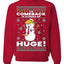 Trump 2024 The Comeback Is Gonna Be HUGE Ugly Christmas Sweater Unisex Crewneck Graphic Sweatshirt