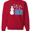 Snowman Dick Joke Wanna Kiss My Carrot Snowflakes Ugly Christmas Sweater Unisex Crewneck Graphic Sweatshirt