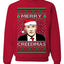 Merry Creedmas Office Humor TV Ugly Christmas Sweater Unisex Crewneck Sweatshirt