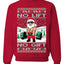 No Lift No Gift Fitness Workout Santa Ugly Christmas Sweater Unisex Crewneck Sweatshirt