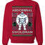 Abdominal Swoleman Fitness Yeti Ugly Christmas Sweater Unisex Crewneck Sweatshirt