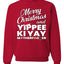 Merry Christmas and Yippee Ki Yay MOFO Christmas Unisex Crewneck Sweatshirt
