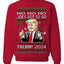 Ho Ho Ho Joe's Got To Go Trump 2024 Ugly Christmas Sweater Unisex Crewneck Sweatshirt