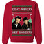 Escaped Bandits Classic Home Holiday Movie Ugly Christmas Sweater Unisex Crewneck Sweatshirt