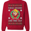 Fudge Around And Find Out Story Ugly Christmas Sweater Unisex Crewneck Sweatshirt