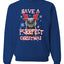 Have A Purrfect  Merry Christmas Unisex Crewneck Graphic Sweatshirt