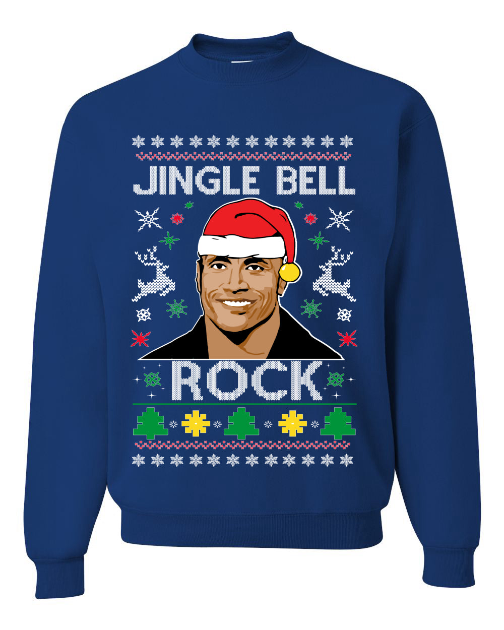 Jingle Bell Rock Ugly Christmas Sweater Unisex Crewneck Sweatshirt