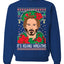It's Keanu Wreaths Ugly Christmas Sweater Unisex Crewneck Sweatshirt