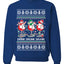 Holiday Spirits Drink Drank Drunk Snowmen Ugly Christmas Sweater Unisex Crewneck Sweatshirt