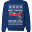 Cousin Eddie Merry Christmas Shitter's Full Ugly Christmas Sweater Unisex Crewneck Sweatshirt