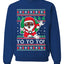 Yo Yo Yo Black Santa Ugly Christmas Sweater Unisex Crewneck Sweatshirt