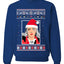 I'm the Naughty Type Song Parody | Billie Music Fan Xmas  Ugly Christmas Sweater Unisex Crewneck Sweatshirt