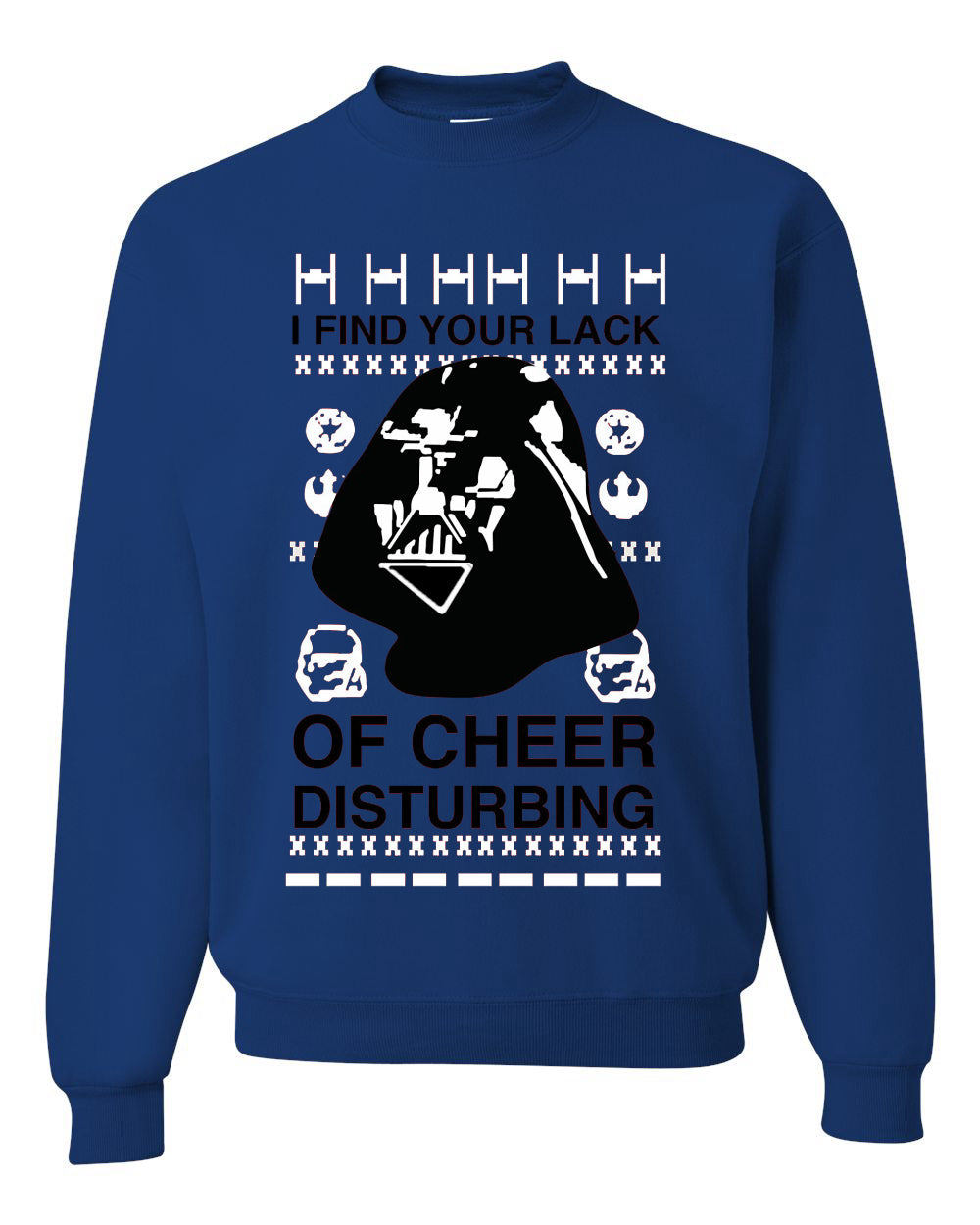 I find your Lack of Cheer Disappointing Ugly Christmas Sweater Unisex Crewneck Sweatshirt