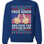 Fuck Biden and Fuck You For Voting For Him  Merry Ugly Christmas Sweater Unisex Crewneck Graphic Sweatshirt